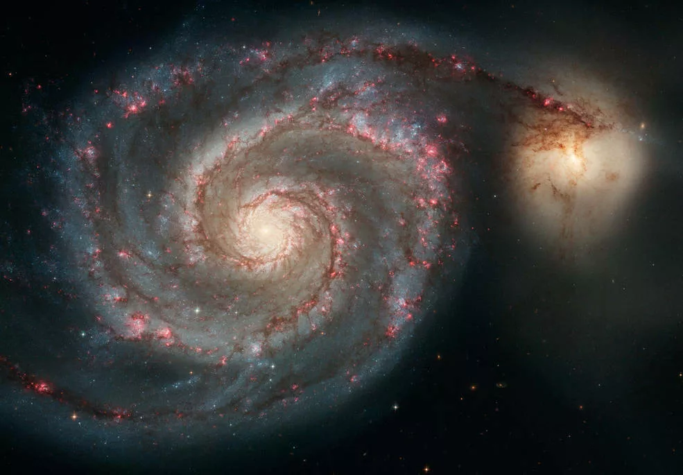 M51 Whirlpool Galaxy courtesy of NASA Images