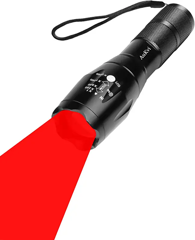 red light flashlight