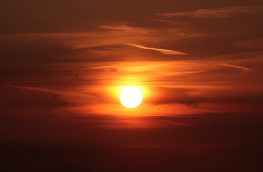The sun returns to the same point in the sky in one solar day, or 24 hours